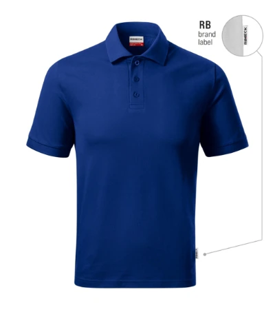 Resist Heavy Polo Galléros póló férfi királykék (brand label) 