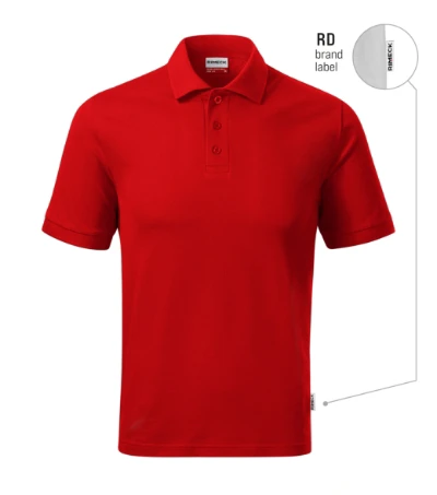 Resist Heavy Polo Galléros póló férfi piros 07 (brand label) 