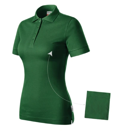 Resist Heavy Polo Galléros póló női üvegzöld 06 (brand label) 