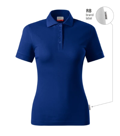 Resist Heavy Polo Galléros póló női királykék (brand label) 