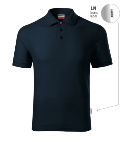 Reserve Galléros póló férfi tengerészkék 02 (brand label) 