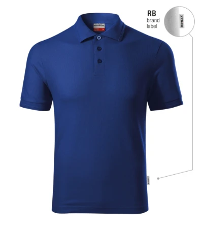 Reserve Galléros póló férfi királykék (brand label) 
