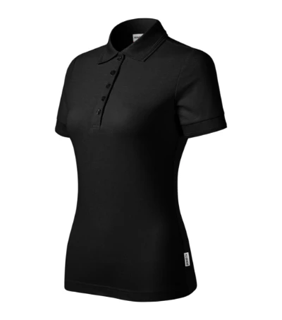 Reserve Galléros póló női fekete 01 (brand label) 