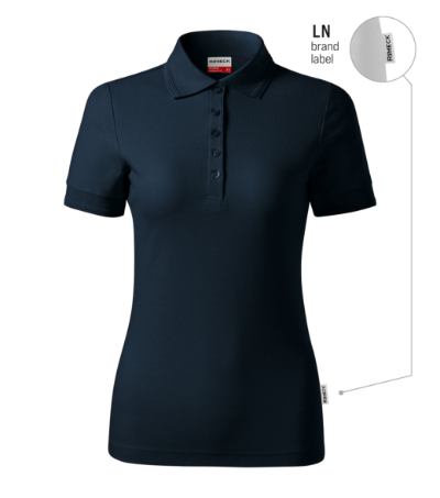 Reserve Galléros póló női tengerészkék 02 (brand label) 
