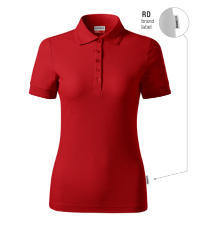 Reserve Galléros póló női piros 07 (brand label) 