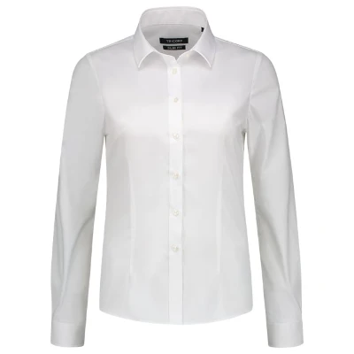 Fitted Stretch Blouse Ing női fehér 