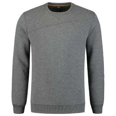 Premium Sweater Felső férfi stone melange 
