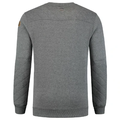 Premium Sweater Felső férfi stone melange 
