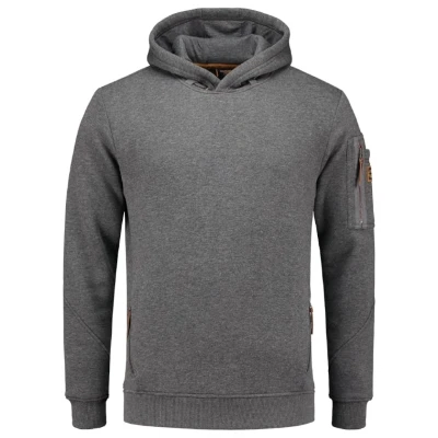 Premium Hooded Sweater Felső férfi stone melange 