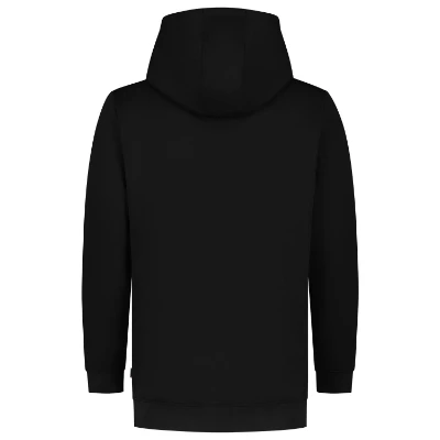 Hooded Sweat Jacket Washable 60°C Felső unisex fekete 