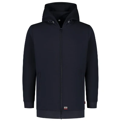 Hooded Sweat Jacket Washable 60°C Felső unisex tengerészkék 