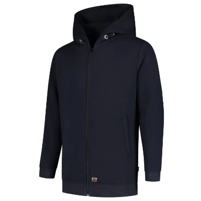 Hooded Sweat Jacket Washable 60°C Felső unisex tengerészkék 