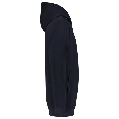Hooded Sweat Jacket Washable 60°C Felső unisex tengerészkék 