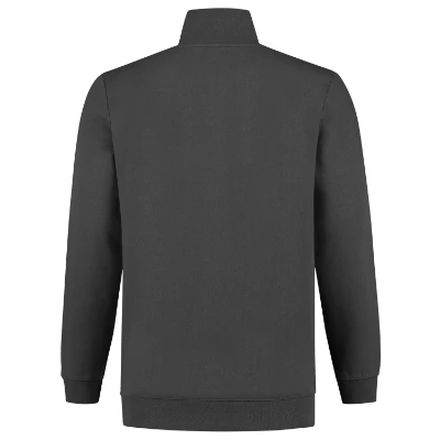 Sweat Jacket Washable 60 °C Felső unisex sötétszürke 