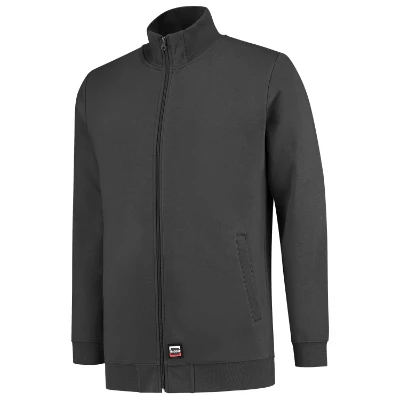 Sweat Jacket Washable 60 °C Felső unisex sötétszürke 