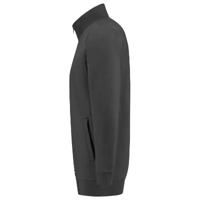 Sweat Jacket Washable 60 °C Felső unisex sötétszürke 