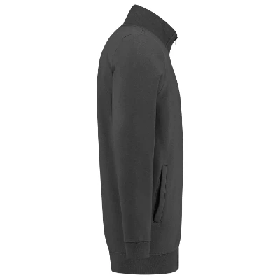 Sweat Jacket Washable 60 °C Felső unisex sötétszürke 