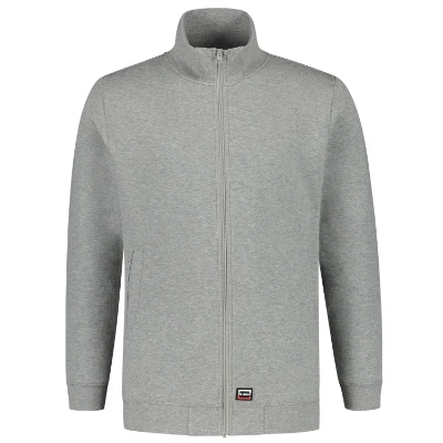 Sweat Jacket Washable 60 °C Felső unisex grey melange 
