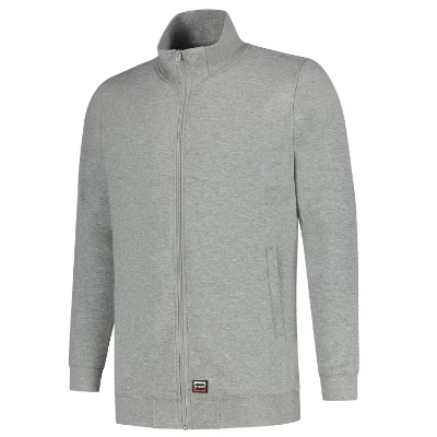 Sweat Jacket Washable 60 °C Felső unisex grey melange 