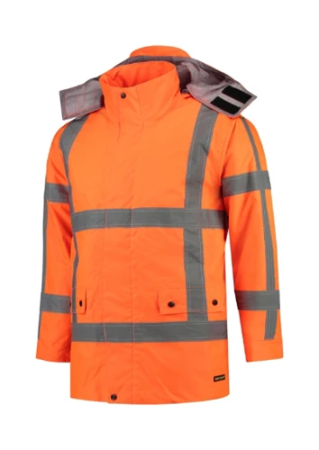 RWS Parka Munkakabát unisex fluoreszkáló narancssárga 
