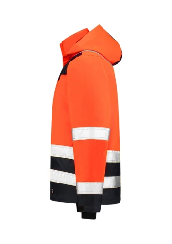 Midi Parka High Vis Bicolor Munkakabát unisex fluoreszkáló narancssárga 