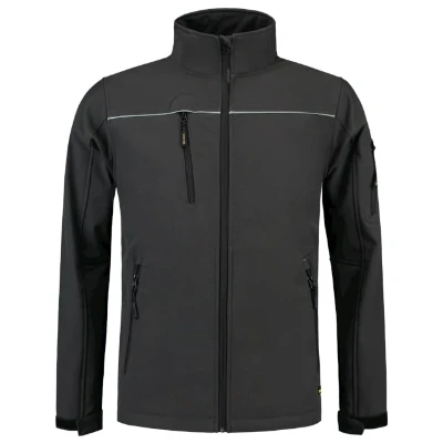 Luxury Softshell Softshell kabát unisex sötétszürke 