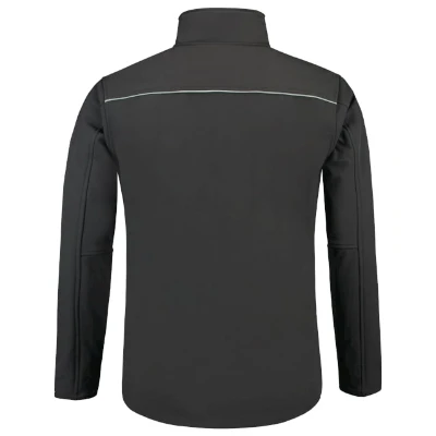 Luxury Softshell Softshell kabát unisex sötétszürke 