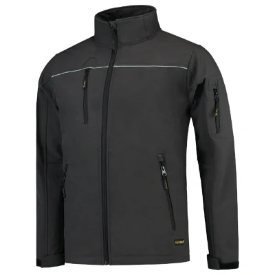Luxury Softshell Softshell kabát unisex sötétszürke 