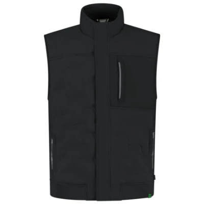 Puffer Bodywarmer Rewear Mellény unisex fekete 