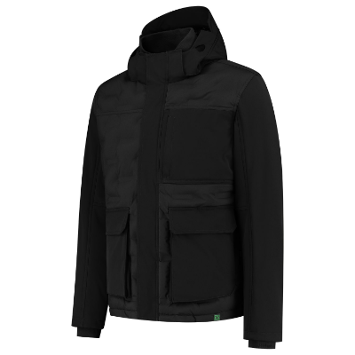 Puffer Jacket Rewear Jacket unisex fekete 