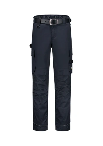 Work Pants Twill Cordura Stretch Munkanadrág unisex tengerészkék 