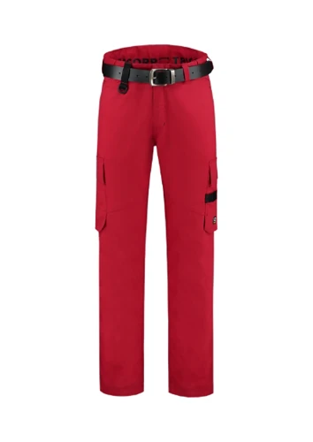 Work Pants Twill Munkanadrág unisex piros 