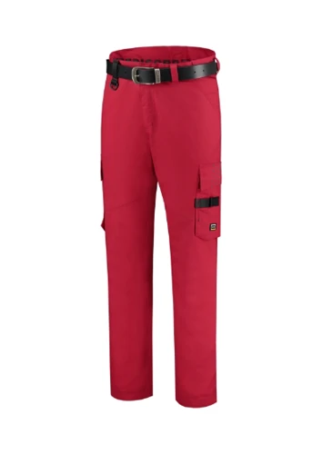 Work Pants Twill Munkanadrág unisex piros 