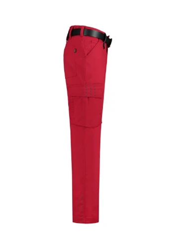 Work Pants Twill Munkanadrág unisex piros 