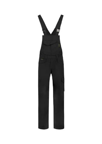 Dungaree Overall Industrial Kantáros munkanadrág unisex fekete 