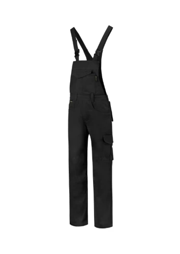 Dungaree Overall Industrial Kantáros munkanadrág unisex fekete 