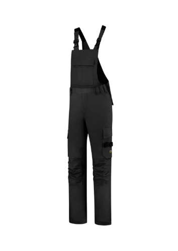 Bib & Brace Twill Cordura Kantáros munkanadrág unisex fekete 