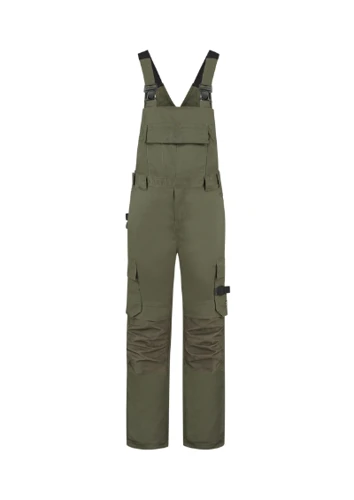 Bib & Brace Twill Cordura Kantáros munkanadrág unisex army 