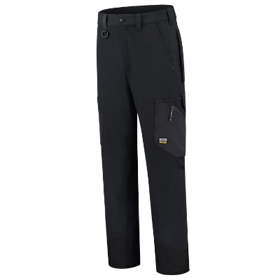 Work Trousers 4-way Stretch Munkanadrág unisex fekete 