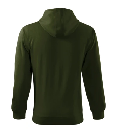 Trendy Zipper Felső férfi military 