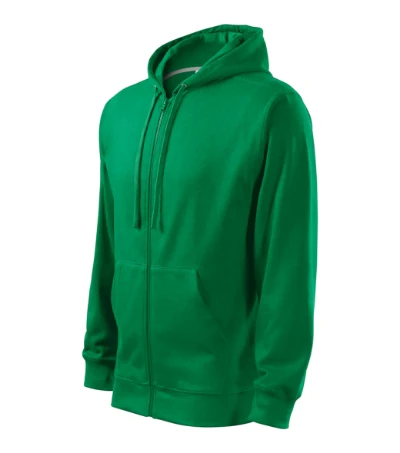 Trendy Zipper Felső férfi fűzöld 