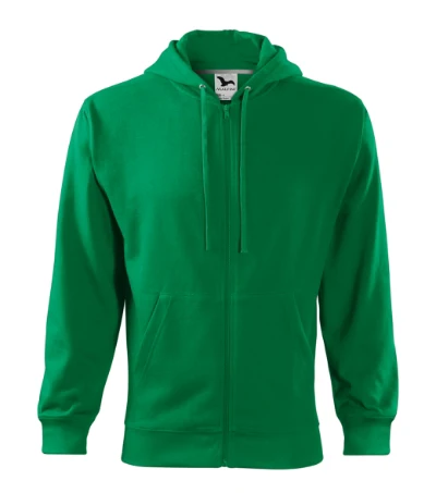 Trendy Zipper Felső férfi fűzöld 