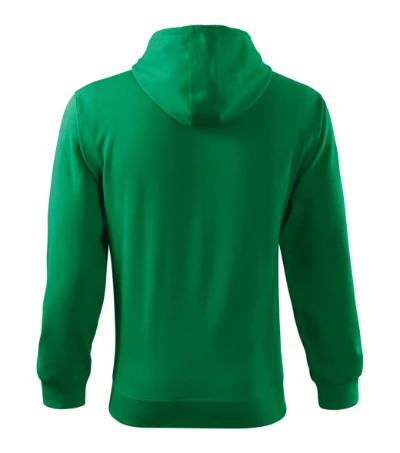 Trendy Zipper Felső férfi fűzöld 