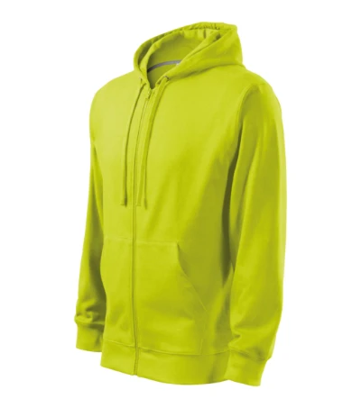 Trendy Zipper Felső férfi lime 