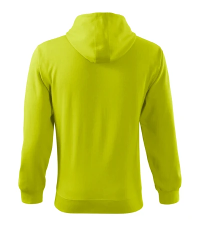 Trendy Zipper Felső férfi lime 