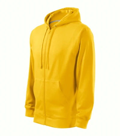 Trendy Zipper Felső férfi sárga 