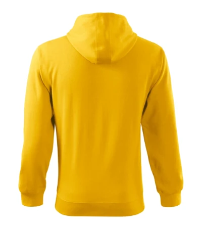 Trendy Zipper Felső férfi sárga 