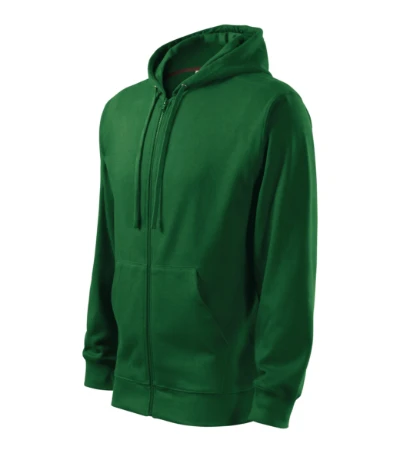 Trendy Zipper Felső férfi üvegzöld 