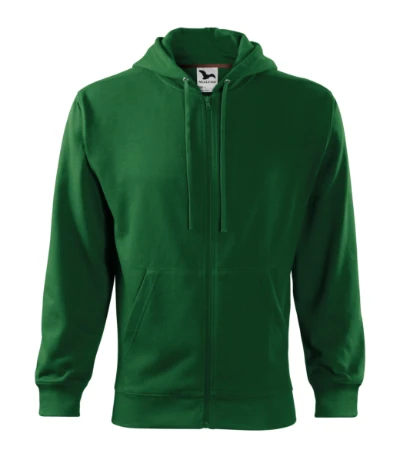 Trendy Zipper Felső férfi üvegzöld 