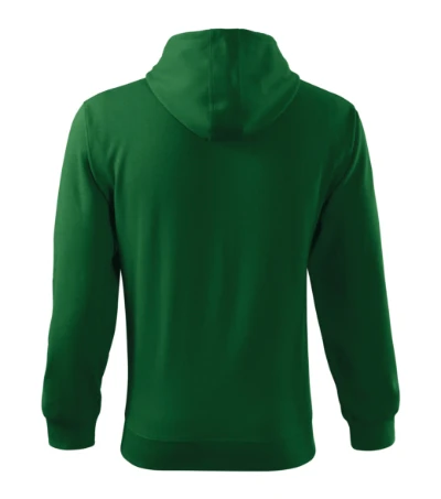 Trendy Zipper Felső férfi üvegzöld 